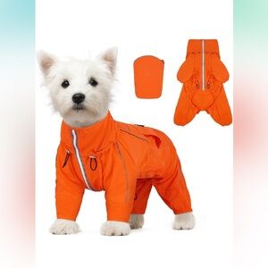 Orange Dog Raincoat